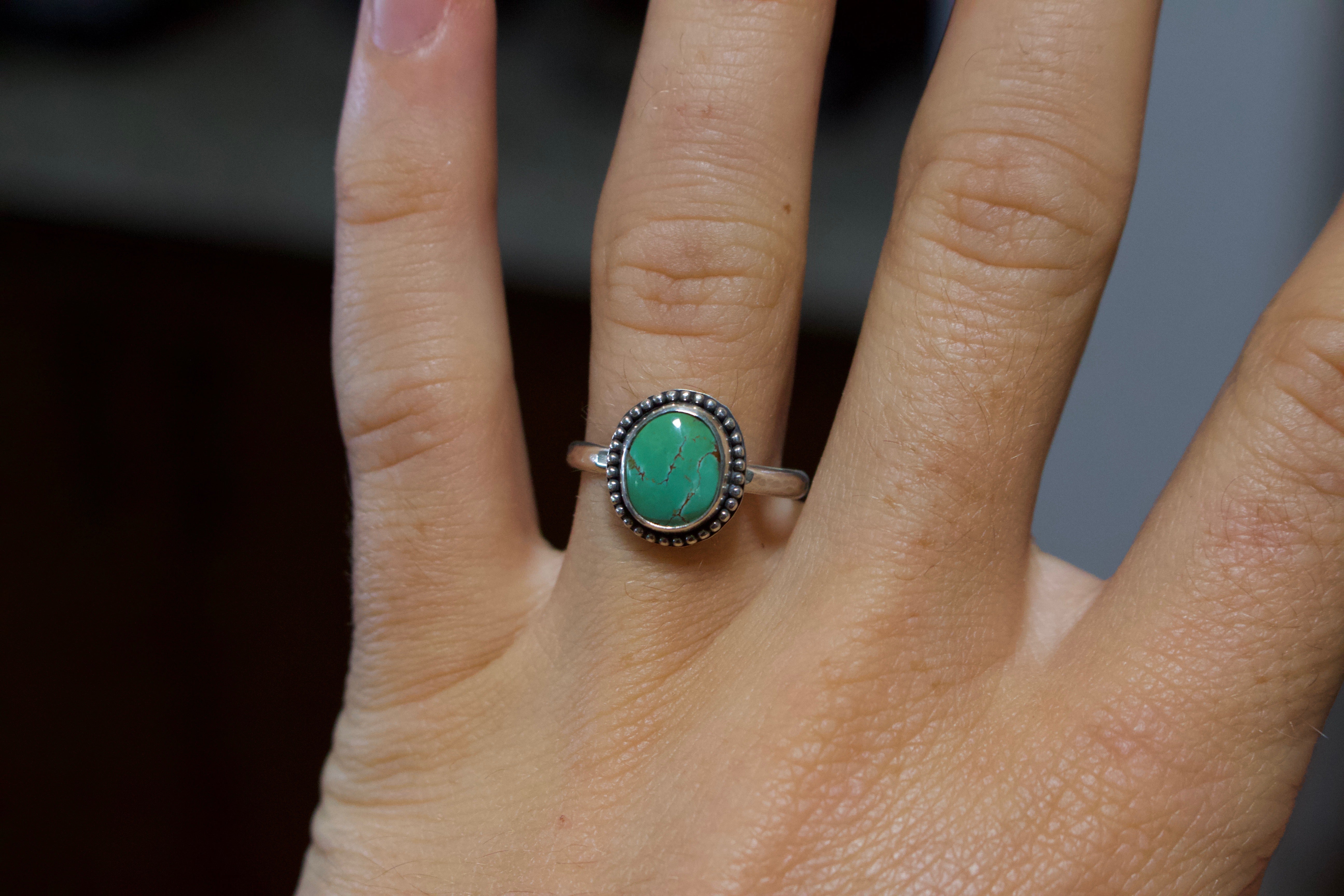 Royston Turquoise Ring; size 6.5