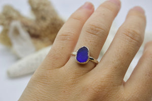 Sea Glass Ring; size 6