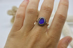 Load image into Gallery viewer, Sea Glass Ring; size 7.75
