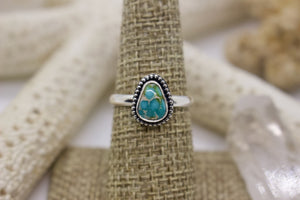 Sonoran Gold Turquoise Ring; size 7.25