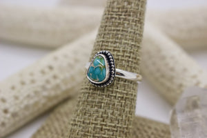 Sonoran Gold Turquoise Ring; size 7.25
