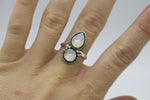 Load image into Gallery viewer, Rainbow Moonstone Ring; size 7.25
