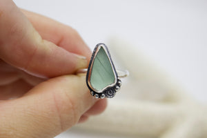 Sea Glass Ring; size 7