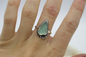Sea Glass Ring; size 7