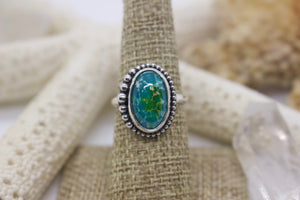 Sonoran Gold Turquoise Ring; size 7.5