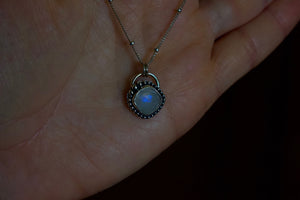 Rainbow Moonstone Necklace