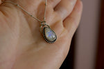 Load image into Gallery viewer, Rainbow Moonstone Necklace

