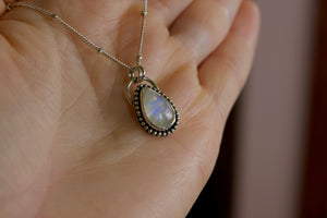 Rainbow Moonstone Necklace
