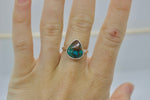 Load image into Gallery viewer, Evans Turquoise Ring; size 7
