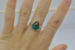Load image into Gallery viewer, Evans Turquoise Ring; size 7
