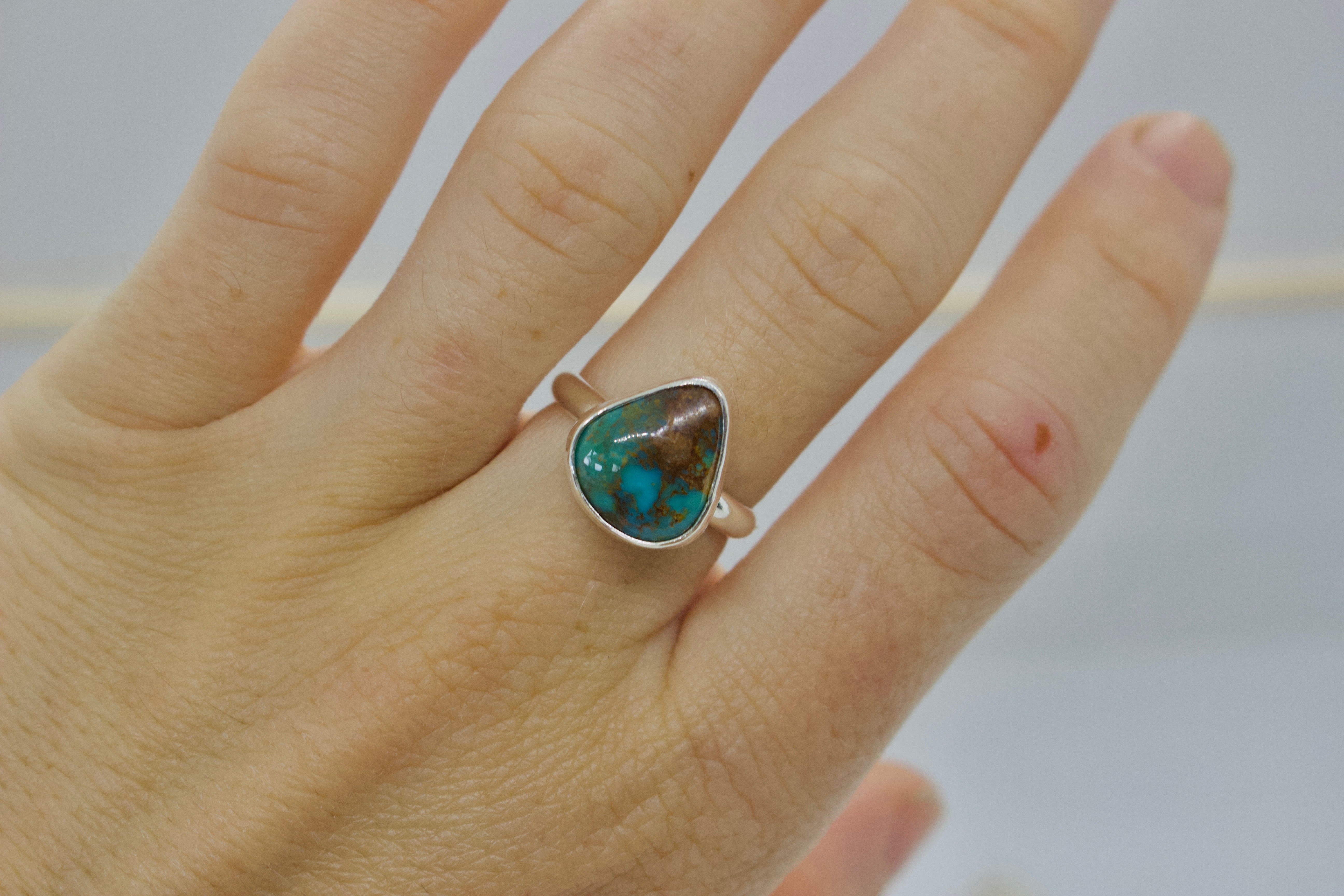 Evans Turquoise Ring; size 7