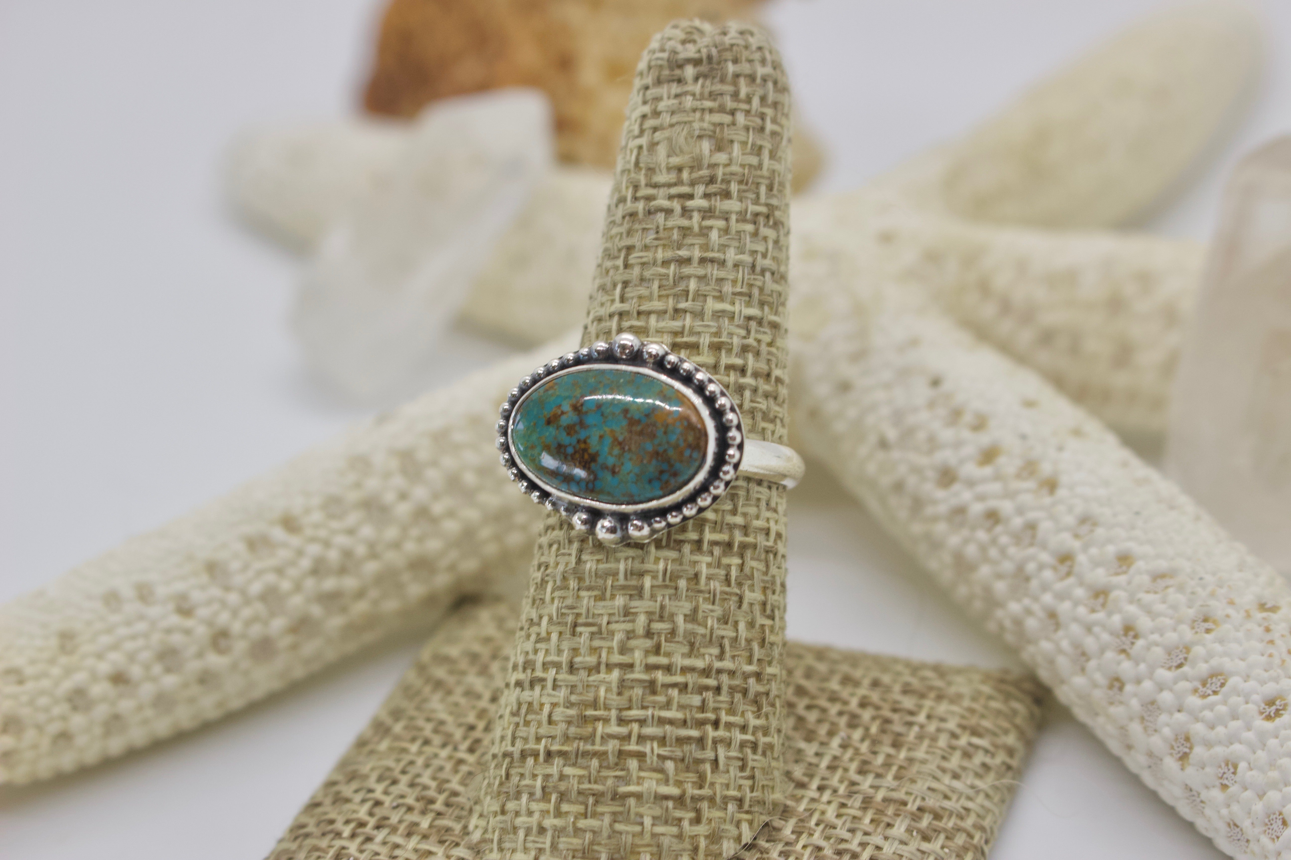 SALE* Evans Turquoise Ring; size 7.25