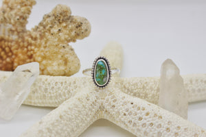 Sonoran Gold Turquoise Ring; size 8