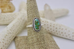 Load image into Gallery viewer, Sonoran Gold Turquoise Ring; size 8
