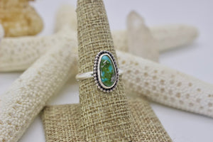 Sonoran Gold Turquoise Ring; size 8
