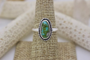 Sonoran Gold Turquoise Ring; size 8