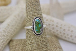 Load image into Gallery viewer, Sonoran Gold Turquoise Ring; size 8
