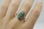 Load image into Gallery viewer, Sonoran Gold Turquoise Ring; size 8
