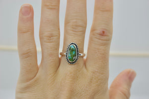 Sonoran Gold Turquoise Ring; size 8