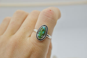 Sonoran Gold Turquoise Ring; size 8