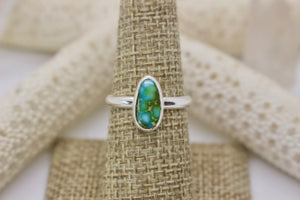 Sonoran Gold Turquoise Ring; size 7.5
