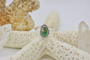 Sonoran Gold Turquoise Ring; size 7
