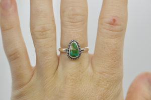 Sonoran Gold Turquoise Ring; size 7
