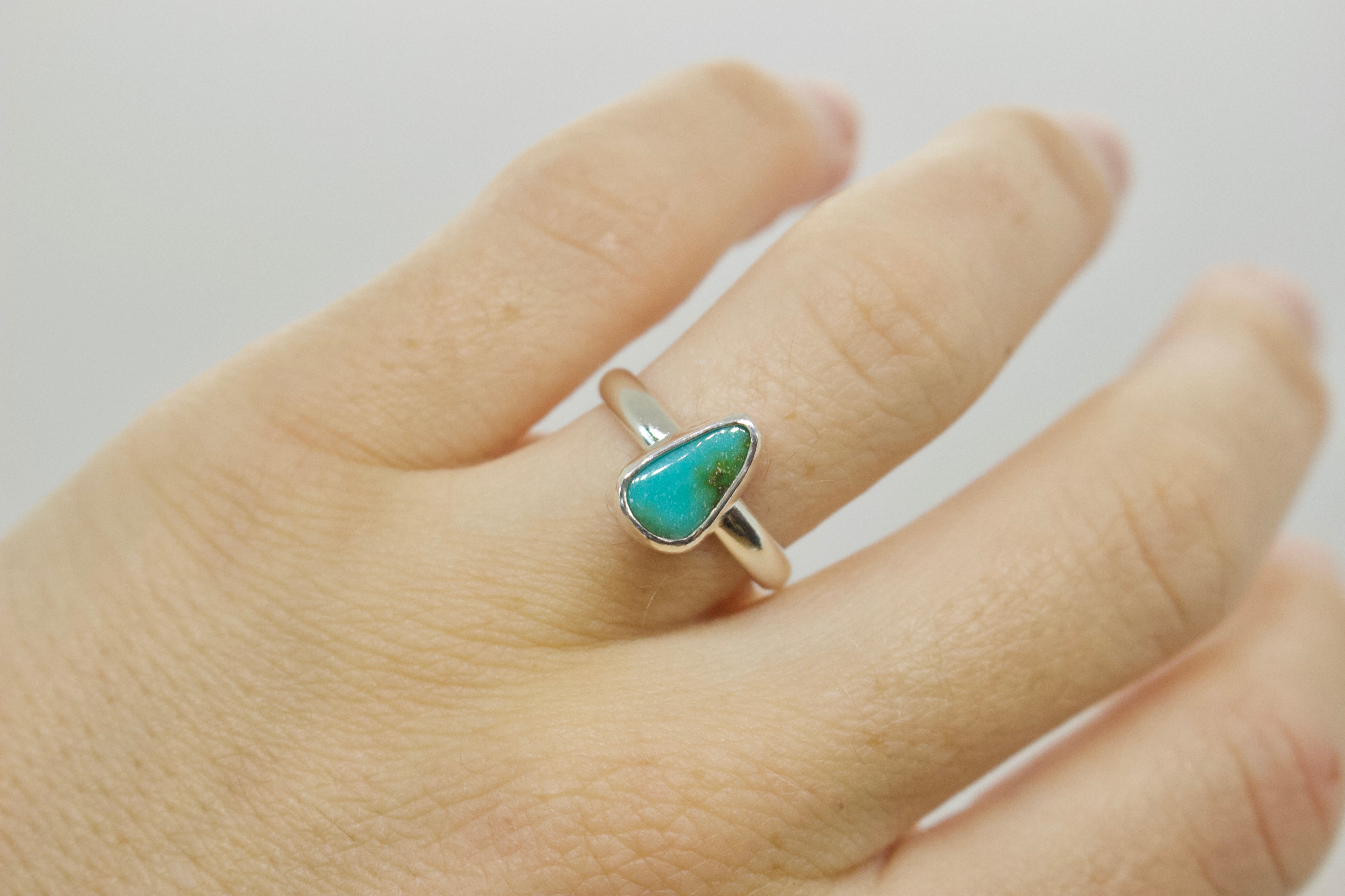 Sonoran Gold Turquoise Ring; size 5.75