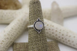 Load image into Gallery viewer, Rainbow Moonstone Ring; size 6
