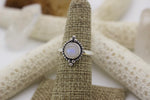 Load image into Gallery viewer, Rainbow Moonstone Ring; size 6
