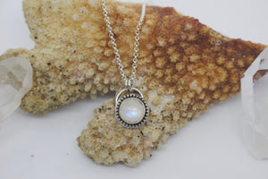 Rainbow Moonstone Necklace
