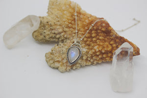 SALE* Rainbow Moonstone Necklace