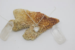 Rainbow Moonstone Necklace